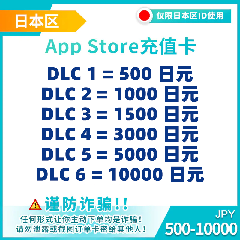Japanese gift card 500/1000/3000/5000/10000 yen: the ultimate tool