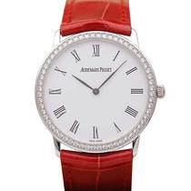 (Loluo Luxury Products) 9 5 New] 18K white gold back diamond manual mechanical womens watch 34mm