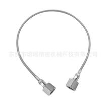 跨境焊接气瓶CO2大气瓶充气W21 8至W21 8钢编气动软管银色4500psi