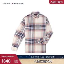 Big brand fashion luxury butler jacket textured color matching checkered shirt early autumn fit MW0MW35773 mens 24 cows