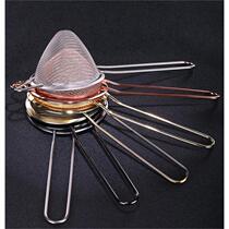 Cross-border ultra-precision 304 stainless steel filter filter deepened triangular conical funnel funnel mesh powder spreader