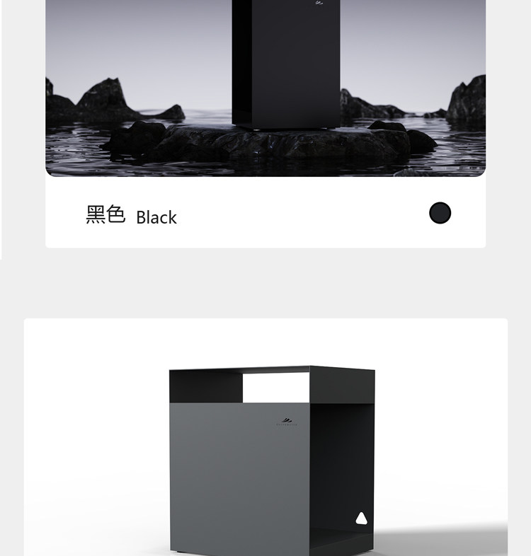 形水水草柜Or系列折纸方柜造景柜客厅边几 金属水草柜Shape water detail 20