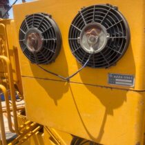 Manufacturer XCMG crane accessories on-board heating and cooling air conditioning fan outdoor machine double fan 24 volt new model