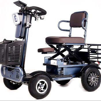 Minibus mobility scooter four-wheel electric vehicle q60 elderly moped, elderly disabled bicycle electric four-wheel vehicle