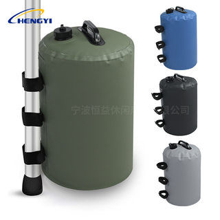 Water and sand multifunctional advertising awning with weighted windproof sandbag folding awning outdoor exhibition tent fixed water bag