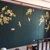 Spring and Jingming New Chinese Modern Decorative Painting Exhibition Hall Living Room Entrance Entrance Bedroom Bedside Study Aisle Mural