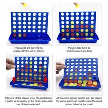 Connect 4 In A Line Board Game Childrens Educational Toys C