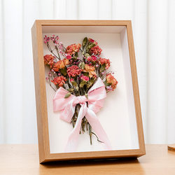 Light picture frame wholesale Three-Dimensional Hollow 3CM8 inch dried flower photo frame table 5cm handmade diy gift a4A3 bouquet