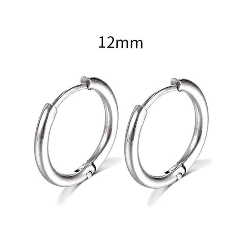 Small Stainless Steel Hoop Earrings Surgical Steel - Taobao product photo 8