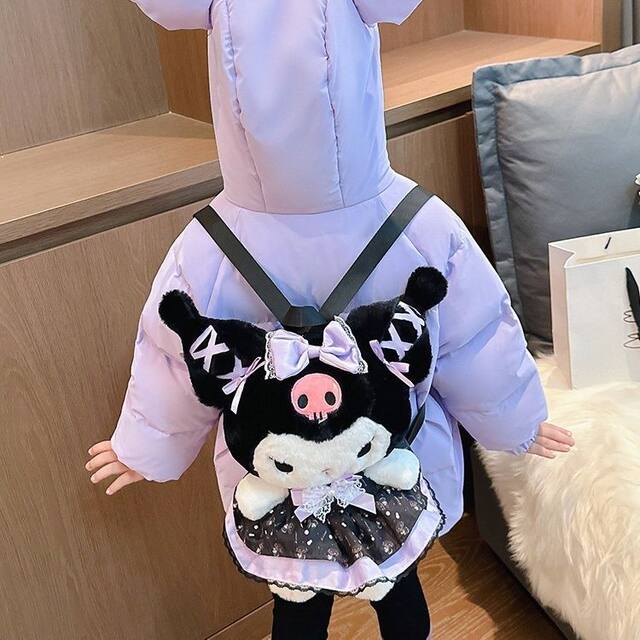 Japanese-Style Cartoon Kuromi Party Doll Backpack My Melody Plush Toy Doll Birthday Gift