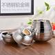 304 Stainless Steel Bowl for Home Use, Double-Layer Bowl for Canteen, Heat-Insulated and Anti-Scalding, Adult Instant Noodle Bowl, Children's Kindergarten Eating Bowl