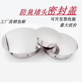 Stainless Steel Drain Plug Anti-Mouse Sealing Cap 75mm Bathroom 50mm Drain Pipe 110mm Pvc Hole Plug 160mm Pipe