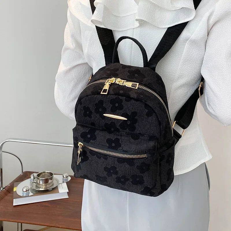рюкзак pu leather shoulder mini small backpack multi-function ladie No brand
