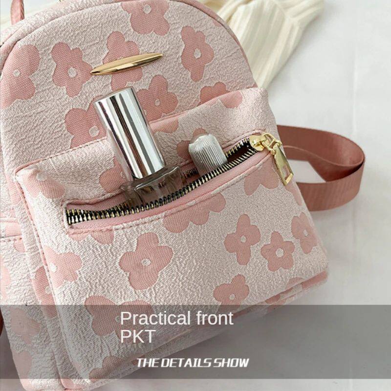 рюкзак pu leather shoulder mini small backpack multi-function ladie No brand