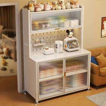 Kitchen baby feeding counter storage cabinet baby supplies storage rack floor-standing multi-layer large capacity storage cabinet