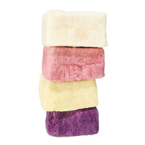 Yogurt block freeze-dried chunks manufacturer whole box ready-made multi-flavor freeze-dried snacks yogurt fruit cubes