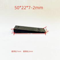 Gasket glass pressure door and window gasket adjustable slope wedge gasket plastic gasket spacer block installation gasket slope