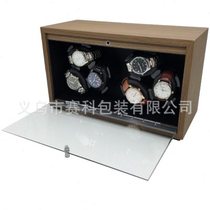 Spot black walnut pattern wooden 6-position fully automatic watch winder 2 sets of 3-position electric mechanical watch winder