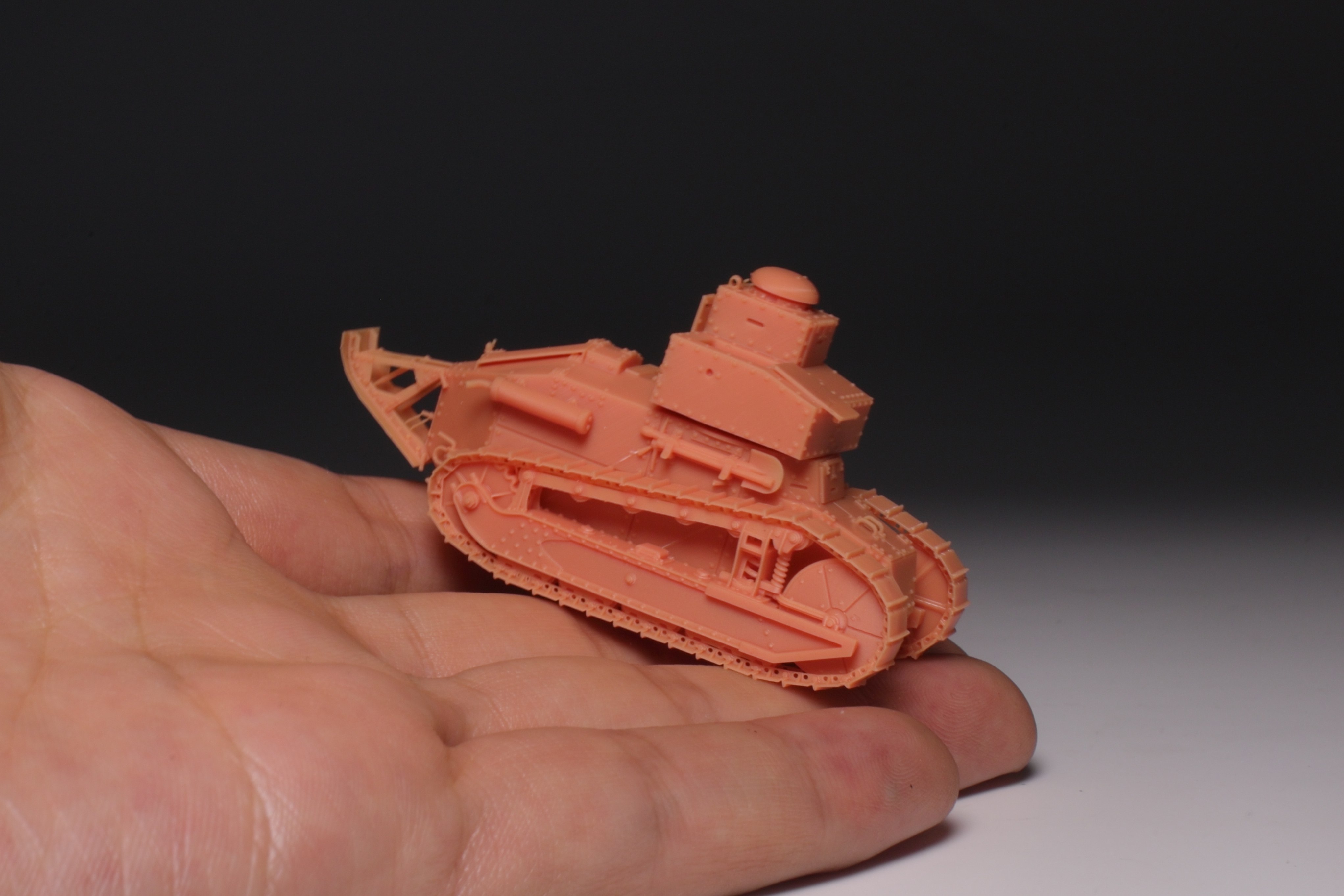 France   renault FT   TSF Command vehicle   1 / 72   Assembly Model   Tank fighting vehicle Model