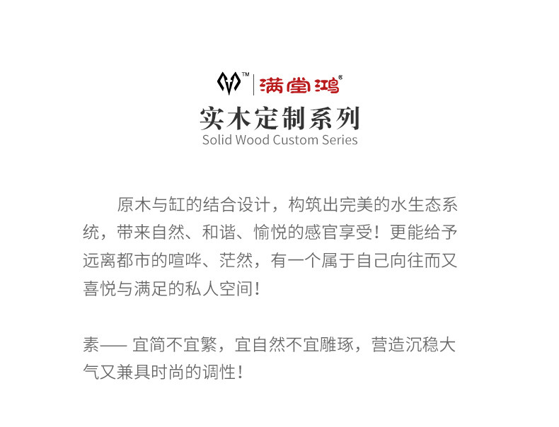 满堂鸿大尺寸钢木结构落地鱼缸热带鱼缸可定制尺寸原木带静音过滤 detail 8