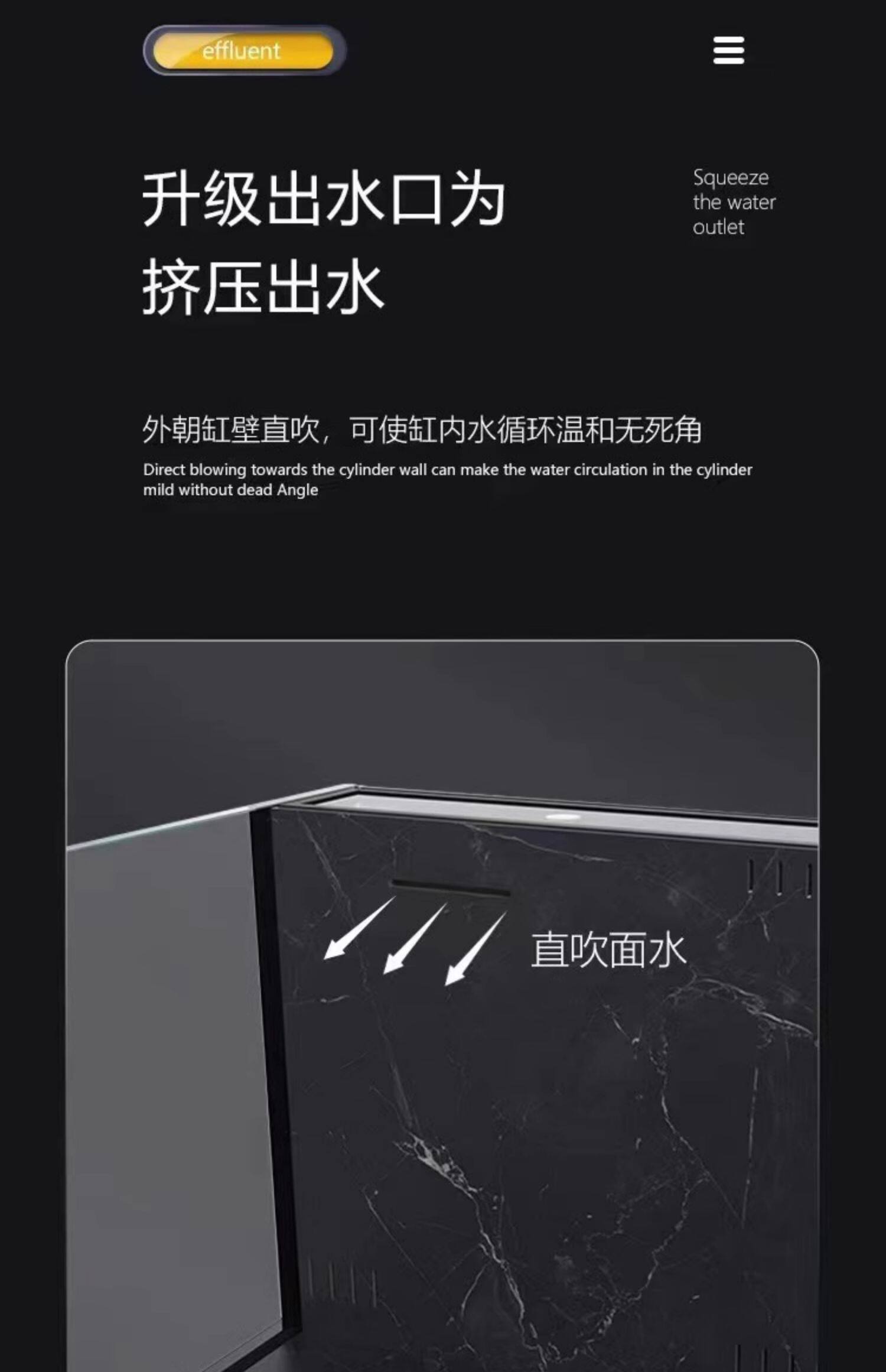 水鸦鱼缸溪流缸超白玻璃客厅原生缸南美缸造景三湖慈鲷底滤鱼缸 detail 11