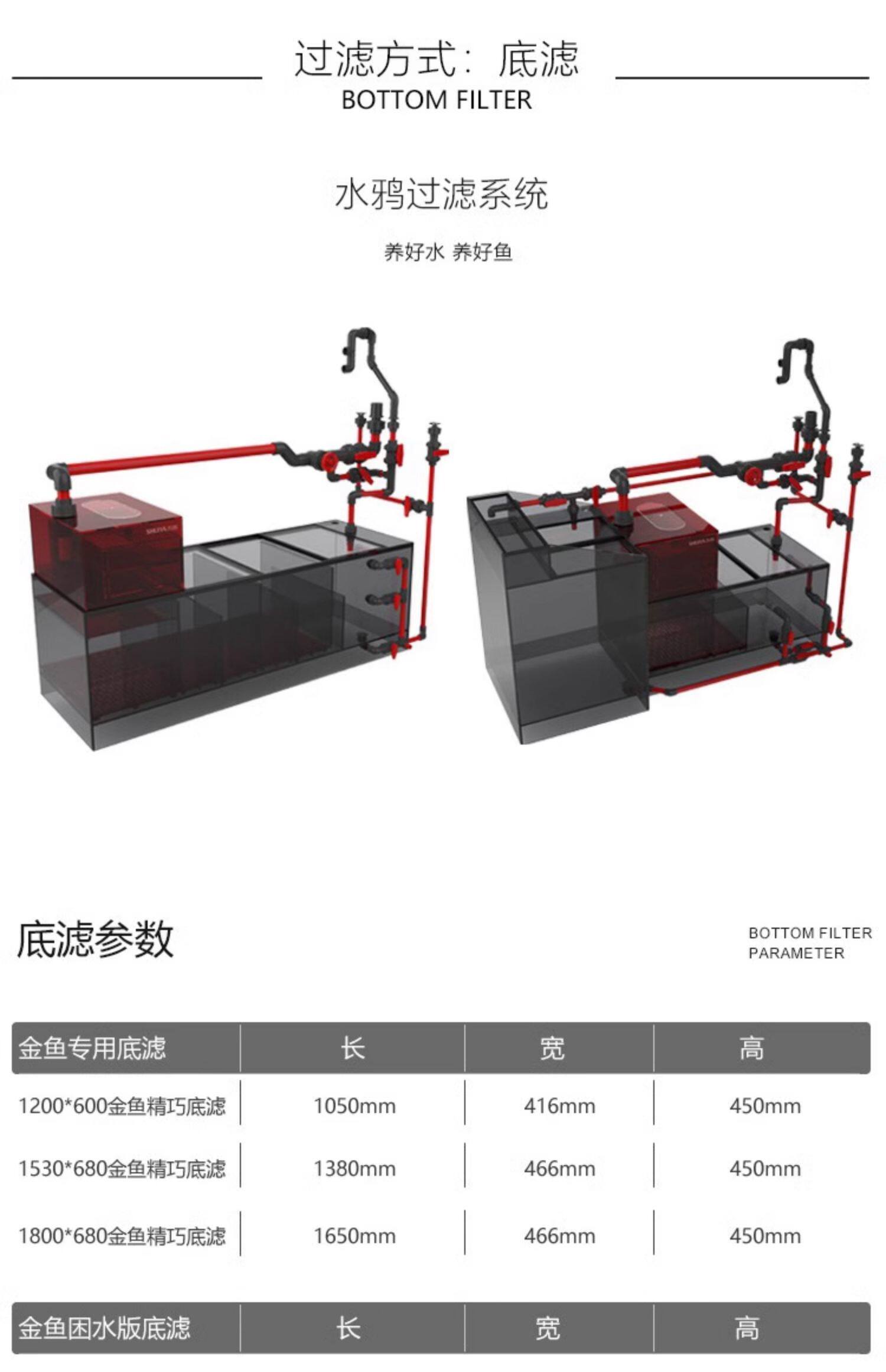水鸦鱼缸金鱼缸客厅大型底滤兰寿缸水草缸五面金晶超白玻璃免换水 detail 26