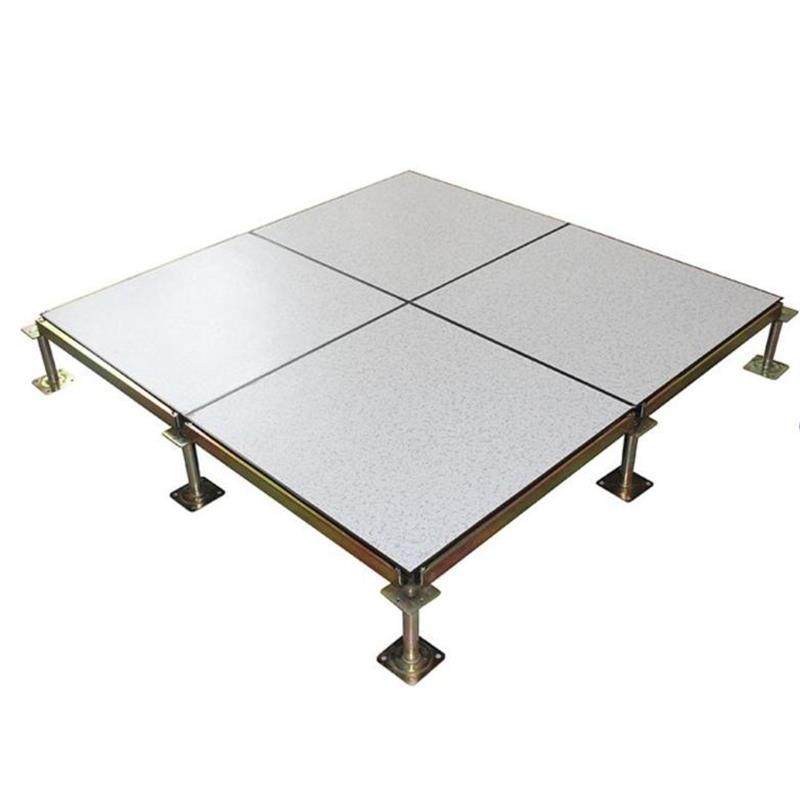 All-Steel Pvc Anti-Static Floor Computer Room 600*600 Rack Empty Movable Monitoring Room Anti-Static Floor Factory Direct Sales