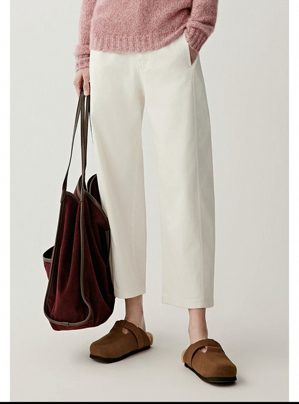 Ic Xiaohuo Same Style Women's Clothing 2026 Spring New Super Stretch Twill Denim Jeans