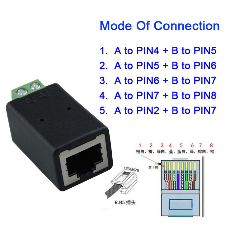 RJ45母头转485端子大揭秘！轻松搞定串口通讯难题🔧_转接头_淘宝数码网
