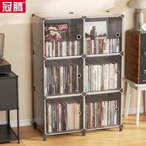 Vinyl record rack 12-inch vinyl storage rack album old record CD cabinet bookcase disc classification display cabinet