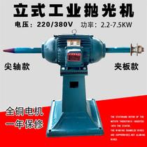 Floor-standing desktop grinding cloth wheel polishing machine brushed deburring stainless steel double-sided pointed splint single two three-phase