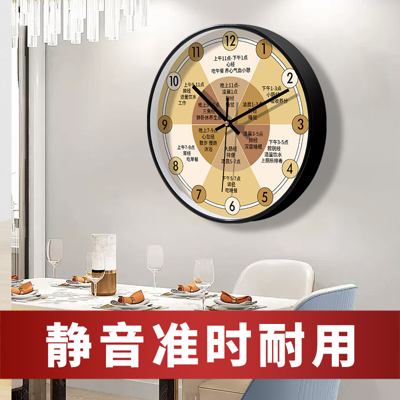 中医黑科技？这家养生馆的时钟居然能调气血！子午流注挂钟太神了！⏰ -挂钟-淘宝好物网