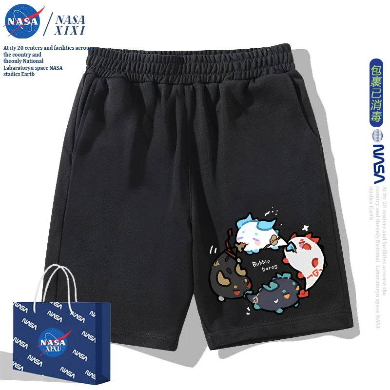 NASA Аркнайтс Анимация Дракон Пузырь Соединение Short Sleeve футболка Мужские Лето Двухмерный Боковой Детская Одежда Тренд