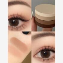 Gentle and swollen milk coffee three-layer eye shadow long-lasting non-removable explosive fine shimmer earth-colored lunch box portable eye shadow palette