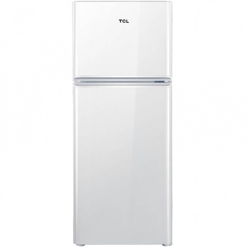 TCL 120升 小型便捷双门电冰箱 LED照明 迷你小冰箱 节能静音 （珍珠白）BCD-120C