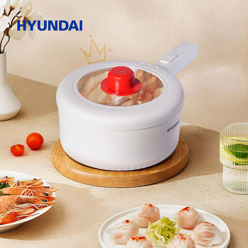韩国现代HYUNDAI多能电煮锅1.5L ZG-718A 煎、炒、蒸、煮，火锅样样精通