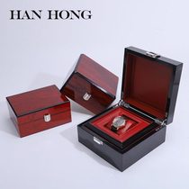 Wooden lacquered watch box leather watch box watch packaging storage box automatic watch box