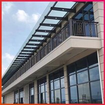 Customizable iron stainless steel canopy steel beam rain-shaped carbon steel corbel bracket steel structure glass curtain wall