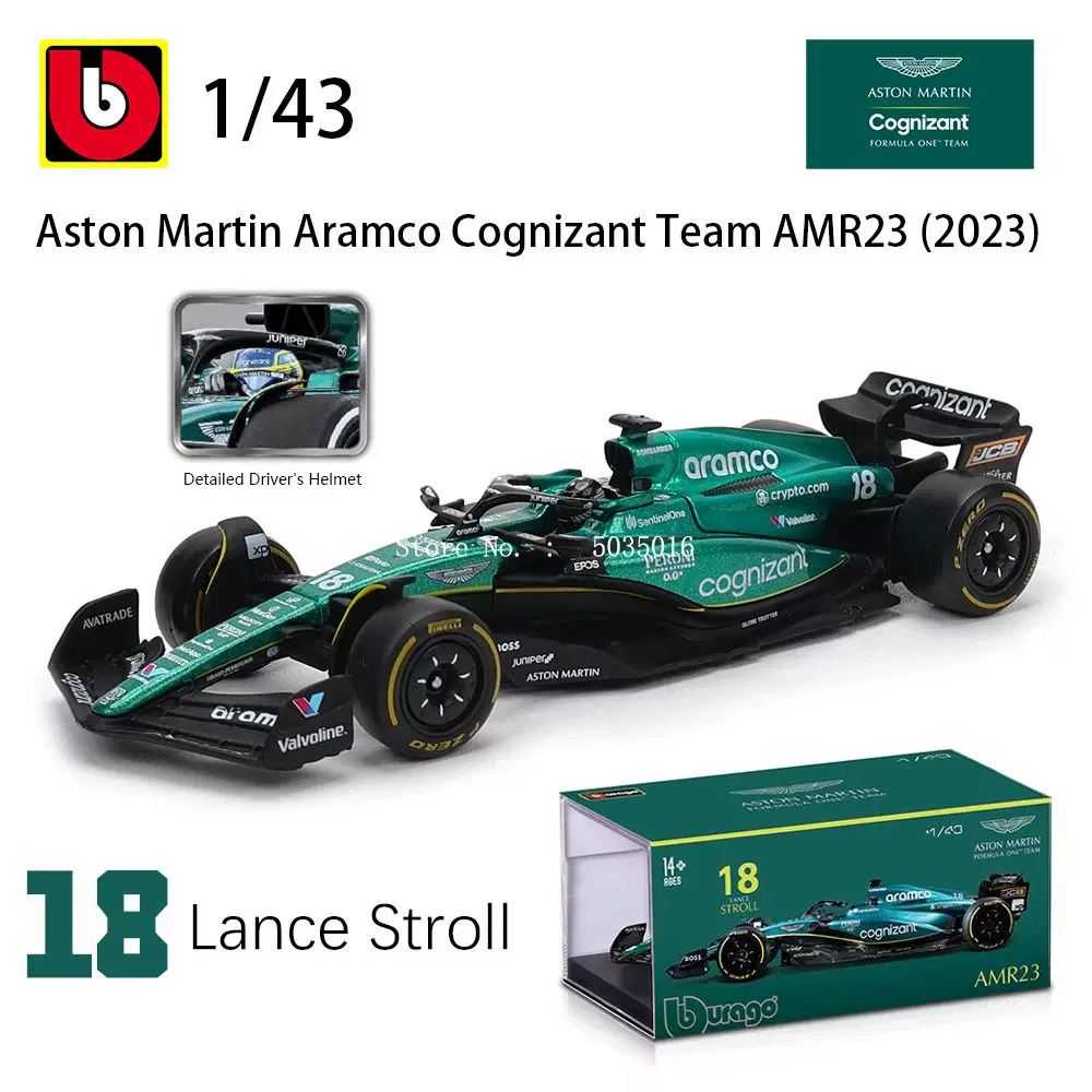 Bburago 1:43 W14 2024 44# Hamilton Mercedes-AMG Petronas F1