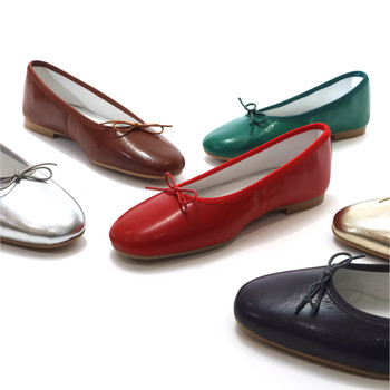 Sheepskin round toe simple and versatile breathable bow flat-sole mary jane small leather shoes ballet single shoes 1128399 Sheepskin round toe simple and versatile breathable bow flat-sole mary jane small leather shoes ballet single shoes 1128399