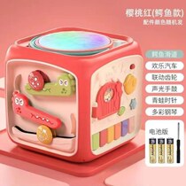 Eight-sided drum baby toy educational children multi-functional early education treasure box development intelligence polyhedral eight-sided drum