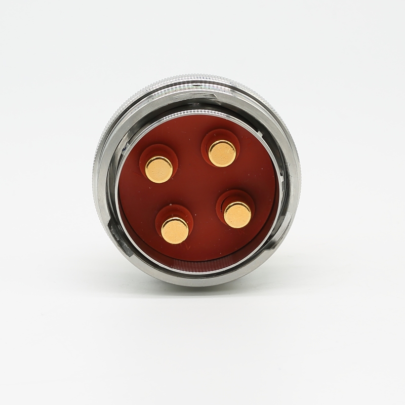 Xcd High Current Series Xcd45T4Z1P40+Fjc Tail Clip+Xcd45F4K1D40 Circular Connector 4-Core