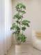 Duck Foot Wood Simulated Green Plants Classy Accessible Luxury Indoor Living Room Bionic Plants Large Potted Floor-Standing Artificial Trees Decorative Ornaments