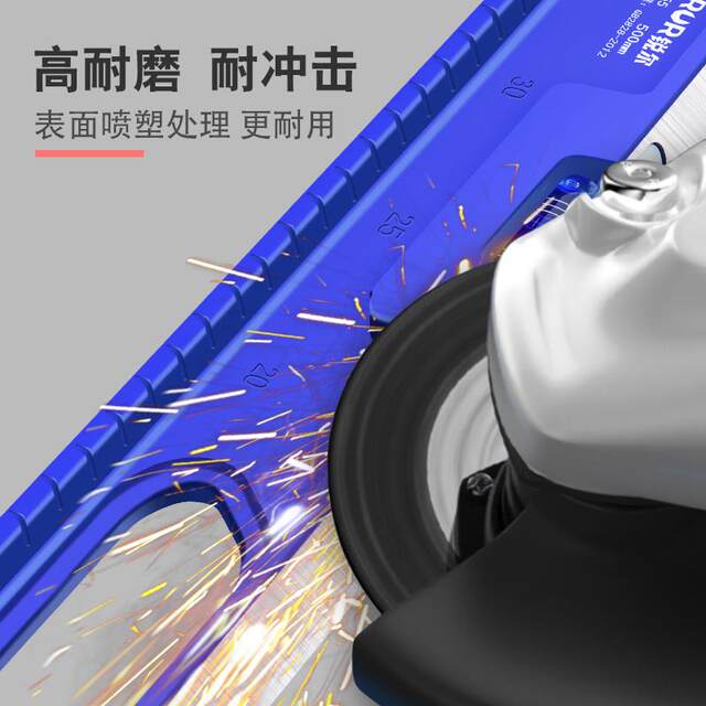 Level ruler, high-precision household level level ruler, ruler fan, small aluminum alloy solid anti-fall balancer tool, strong magnet