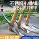 Stainless steel pick, outdoor small foreign pick, mountaineering pick, ice pick, thickened cross pick, pure steel bamboo shoot hoe, multi-functional agricultural use