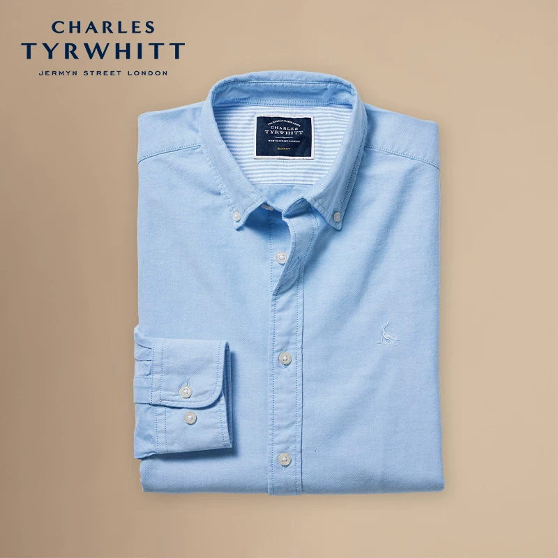 Мужская рубашка CHARLES TYRWHITT узкий силуэт