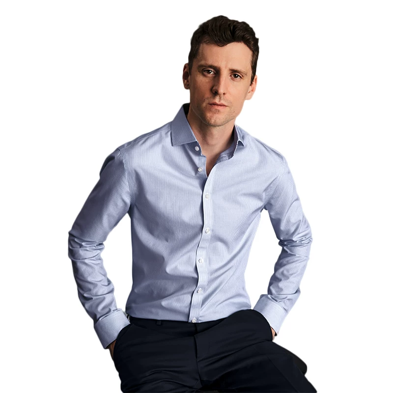 CHArLES TYRWHITT хлопковая королевская рубашка, slim fit, коктейльная
