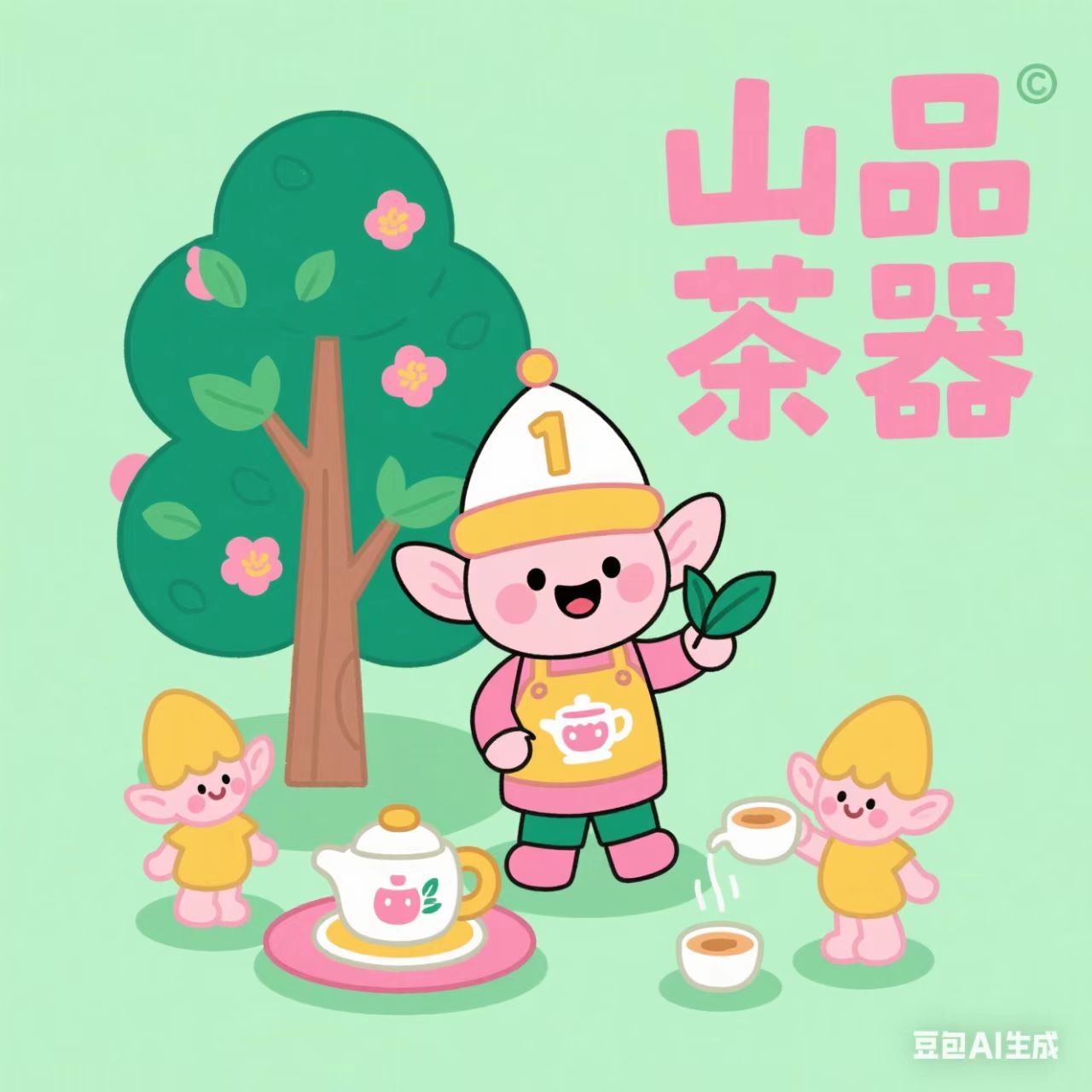 品器山茶一树