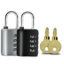 All-metal combination lock small padlock student dormitory door lock key pass lock home mini gym padlock