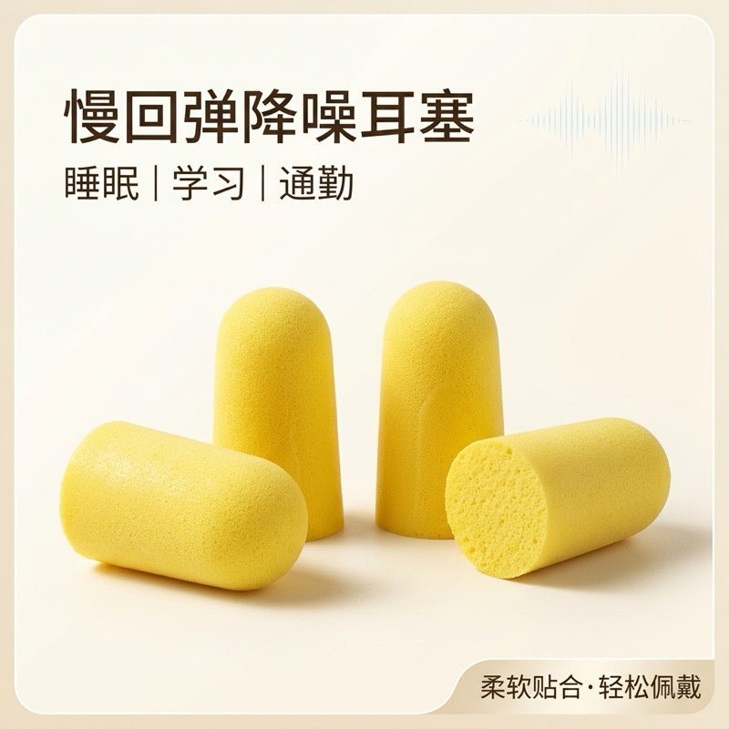 Earplugs for Sleeping, Special for Sound Insulation and Noise Reduction, for Girls, Prevent Noise and Do Not Hurt the Ears, a Quiet Tool for Studying and Preventing Noise